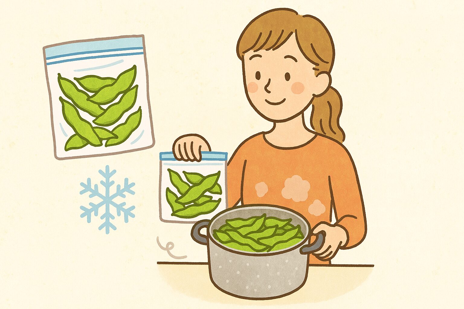 大量にあるときは「まとめ茹で＋冷凍保存」が便利