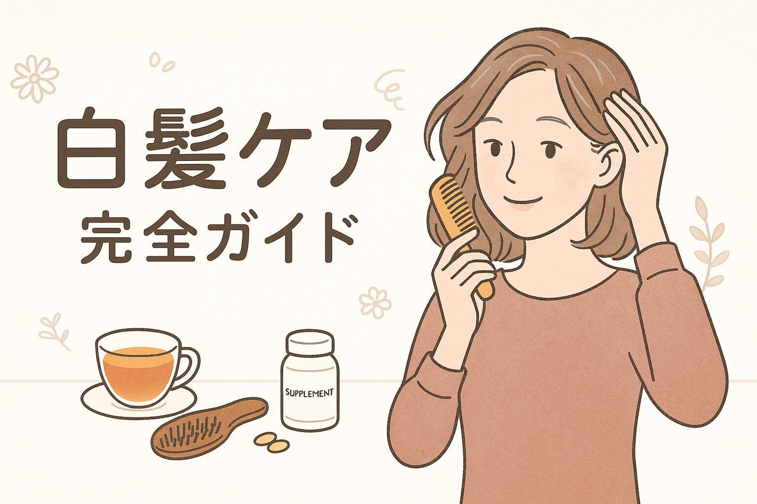 白髪対策・予防の新常識｜30代から始めるケア方法＆やめる選択まで徹底解説
