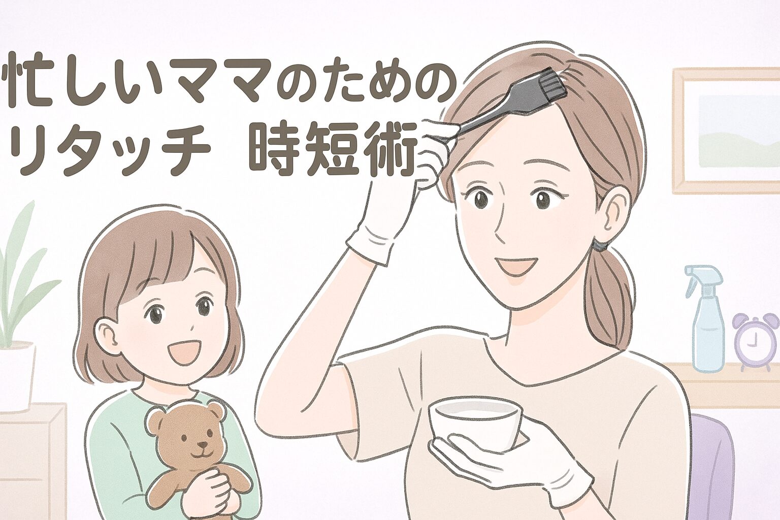 忙しいママのためのリタッチ時短術｜おすすめアイテム＆予約のコツ